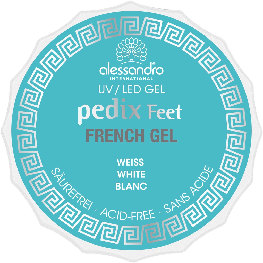 Feet French Gel White UV-geeli 7,5 g*